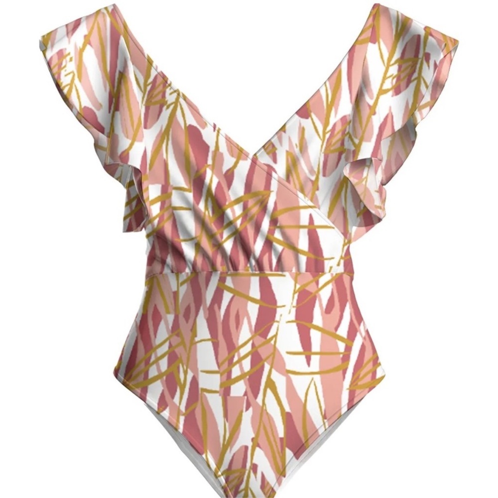DIARRABLU DESIGMER Nabu Swimsuit - Blossom
Rose, Medium, NWT, 
$105 $225
